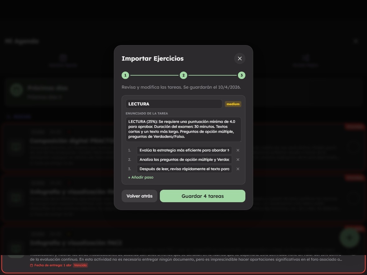 Paso 3: revisar subtareas generadas por la IA