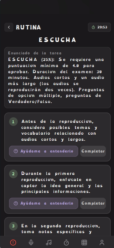 Detalle de tarea: ayuda para entender y completar